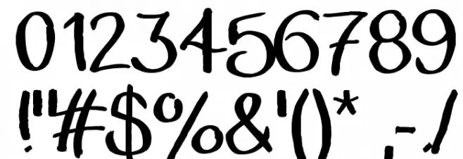 Banda2020 Regular Font OTHER CHARS