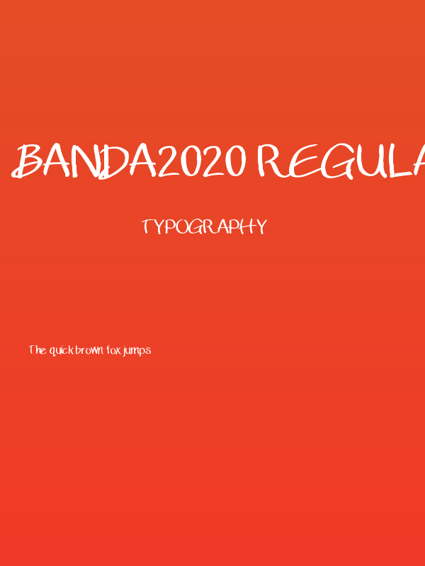 Banda2020 Regular Poster