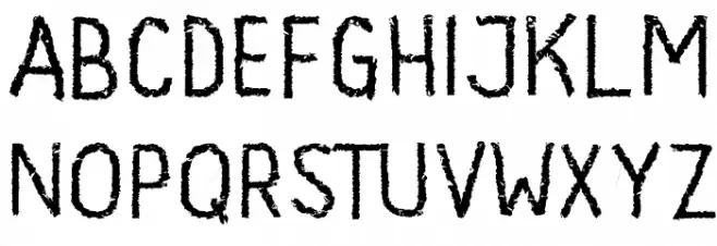 Banda Caratteri MAIUSCOLE