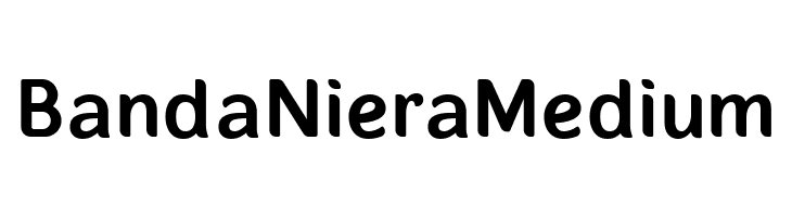 BandaNieraMedium  Free Fonts Download