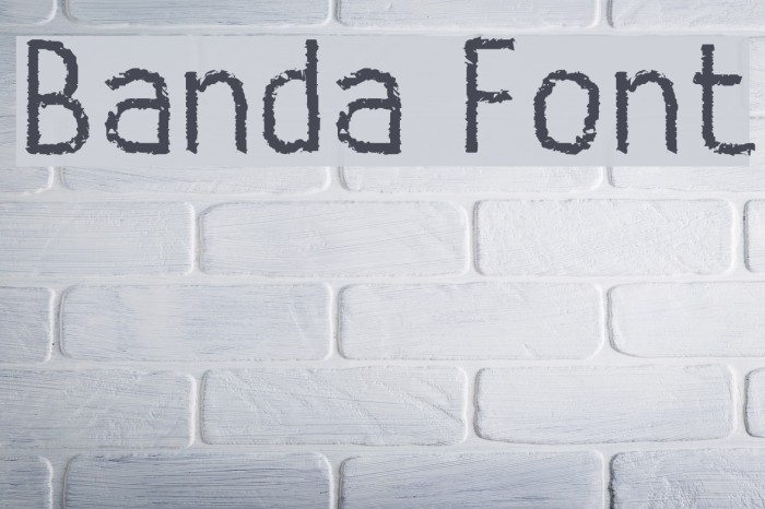 Banda Font examples