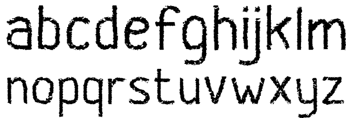 Banda Font LOWERCASE