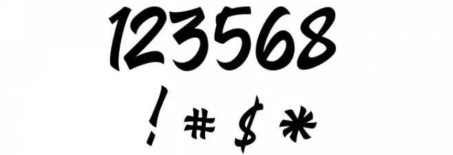 Bandage Kroasty Font OTHER CHARS