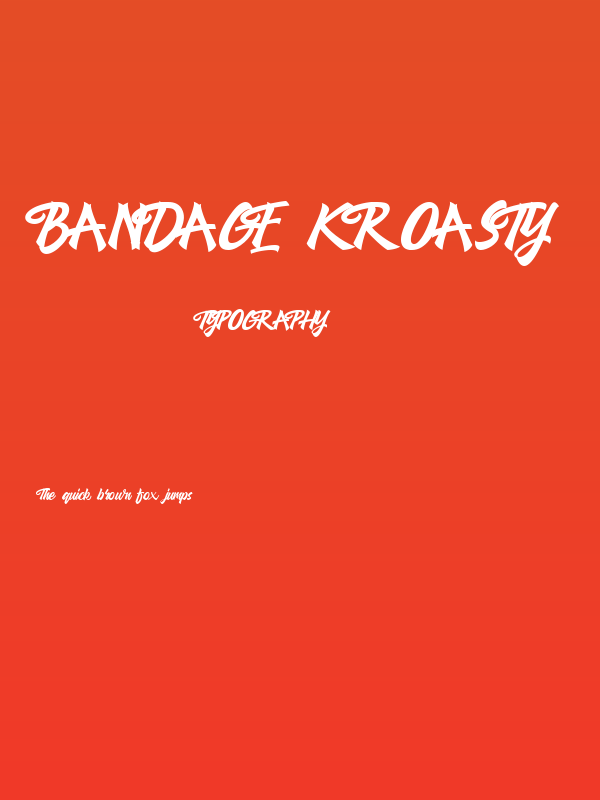Bandage Kroasty Poster
