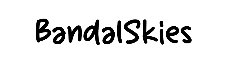 Bandal Skies  font caratteri gratis