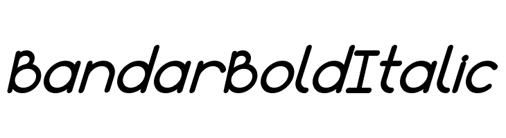 Bandar Bold Italic  baixar fontes gratis