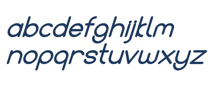 Bandar Bold Italic Lowercase