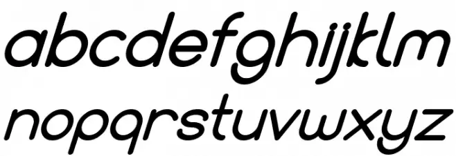 Bandar Bold Italic Fuentes MINÚSCULAS