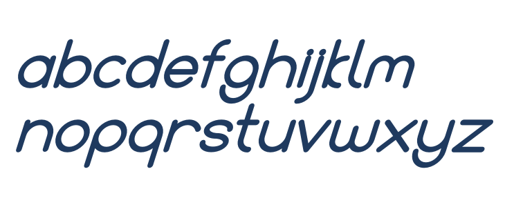 Bandar Bold Italic Lowercase