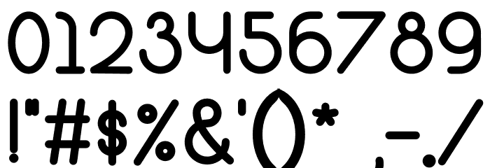 Bandar Bold Font OTHER CHARS