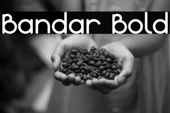 Bandar Bold Font examples
