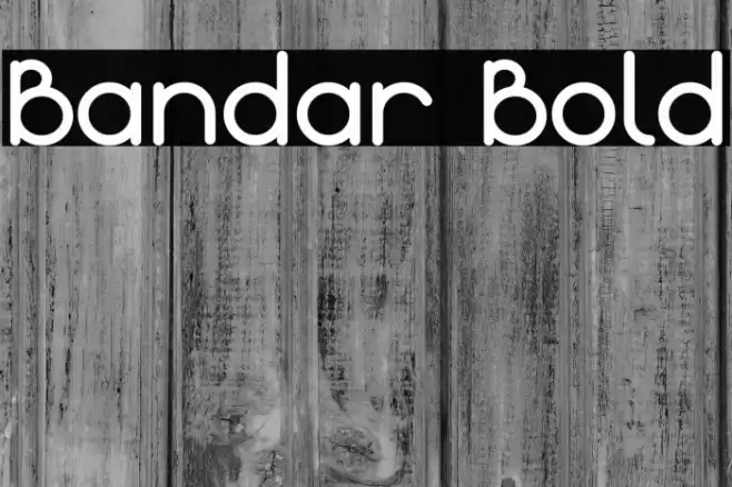 Bandar Bold Font examples