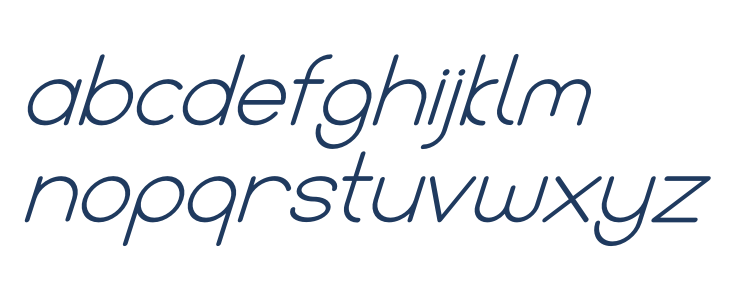 Bandar Italic Lowercase