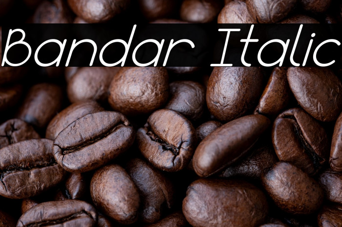 Bandar Italic Example 2