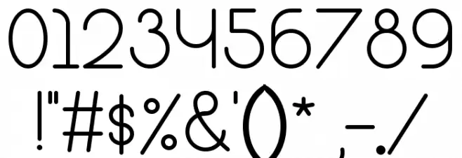 Bandar Font OTHER CHARS