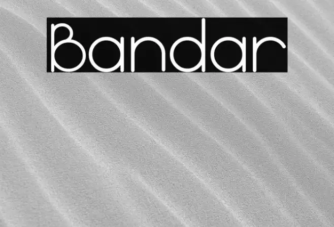 Bandar Font examples