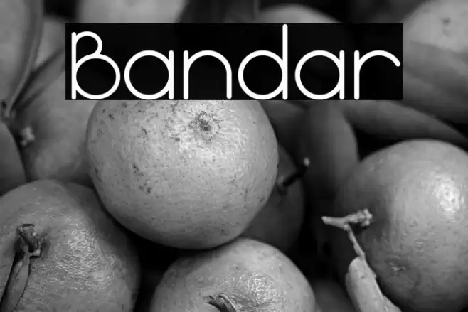 Bandar Font examples