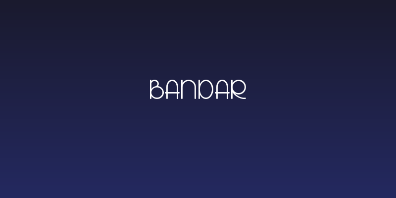 Bandar Social Header