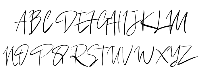 BandaraSignature Font OTHER CHARS