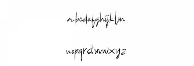 BandaraSignature Caratteri MINUSCOLO