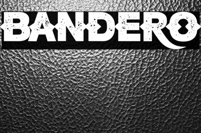 Bandero Font examples