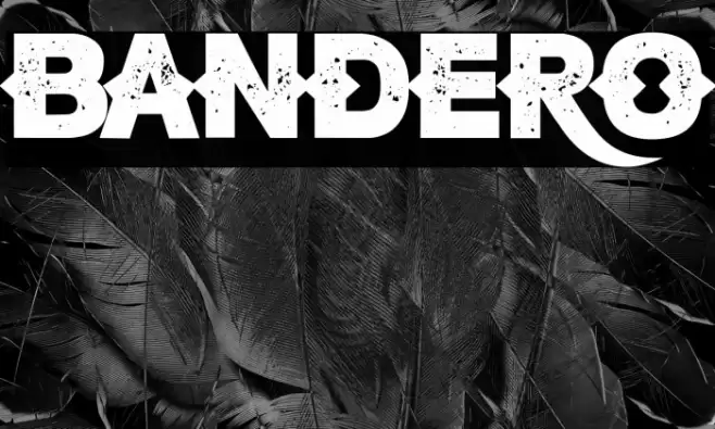 Bandero Font examples