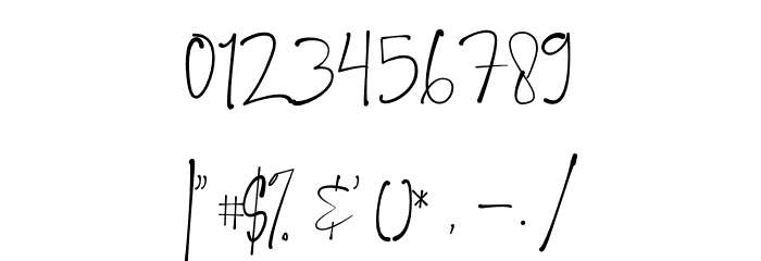 Bandetta Font OTHER CHARS