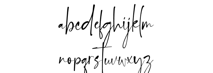 Bandetta Font LOWERCASE