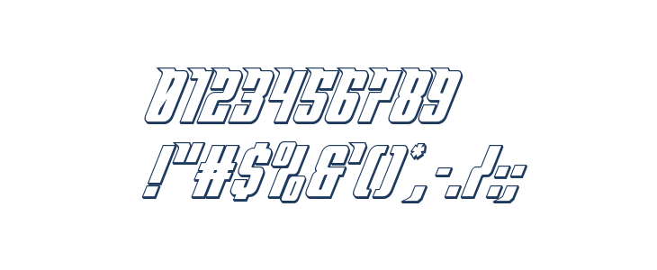 Bandit & Snowman 3D Italic Other Characters