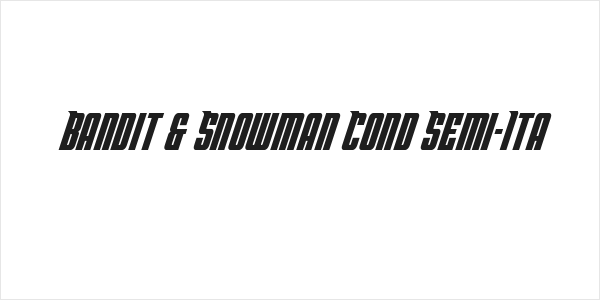 Bandit & Snowman Cond Semi-Ita Logo