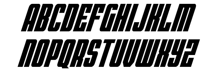Bandit & Snowman Cond Semi-Ita Font LOWERCASE