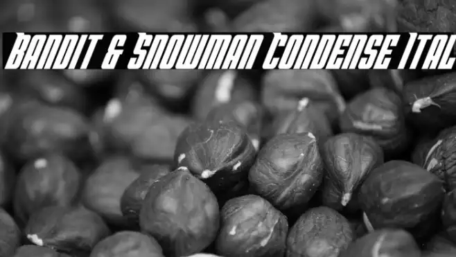 Bandit & Snowman Condense Ital Example 2