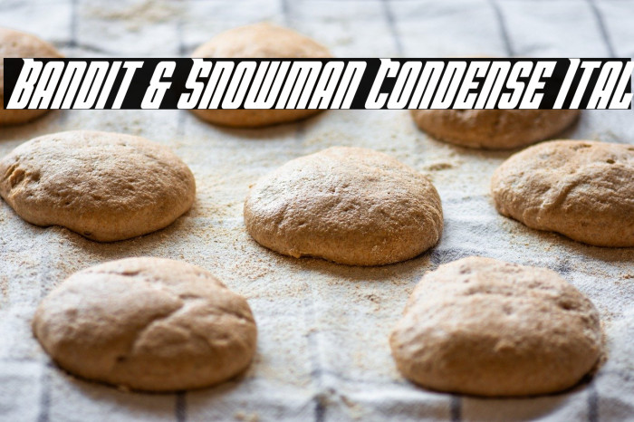 Bandit & Snowman Condense Ital Example 3