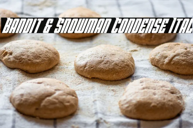 Bandit & Snowman Condense Ital Example 3