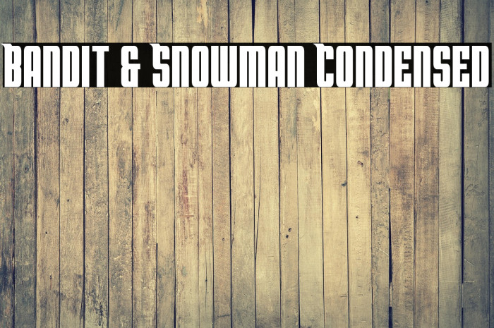 Bandit & Snowman Condensed Example 3