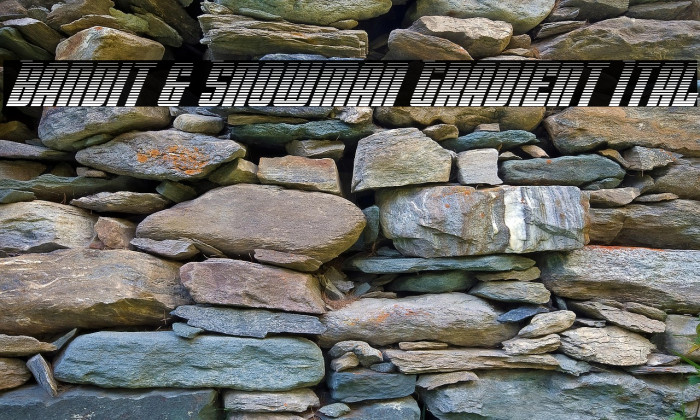 Bandit & Snowman Gradient Ital Example 3