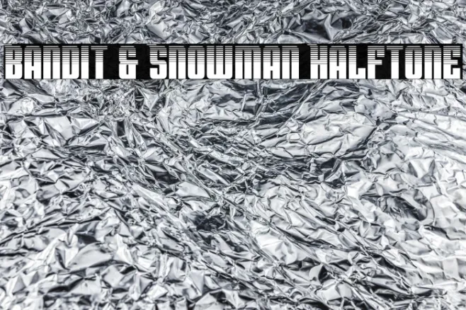 Bandit & Snowman Halftone Example 3