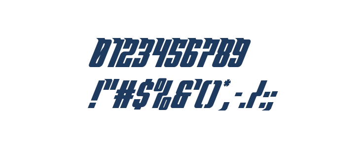 Bandit & Snowman Italic Other Characters