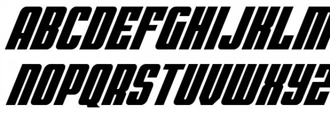 Bandit & Snowman Italic Font Litere mici