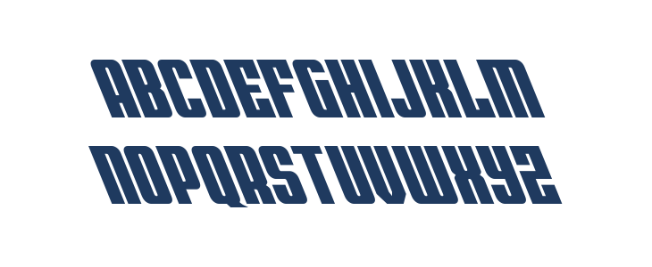 Bandit & Snowman Leftalic Lowercase