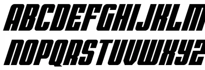 Bandit & Snowman Semi-Italic フォント 小文字