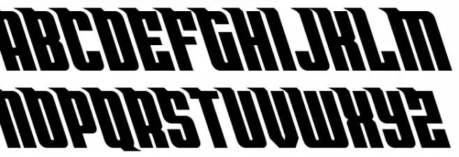 Bandit & Snowman Semi-Leftalic Schriftart Groß