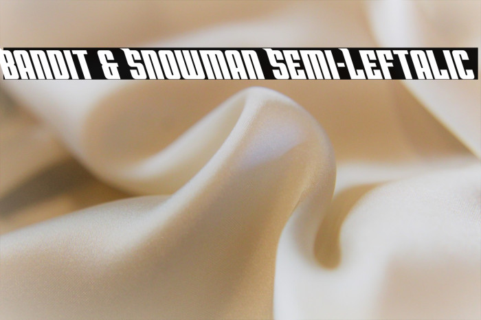 Bandit & Snowman Semi-Leftalic Example 1