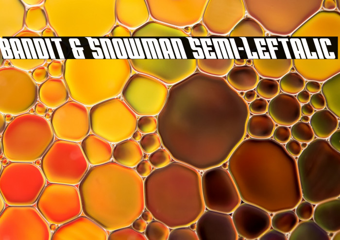 Bandit & Snowman Semi-Leftalic Example 2