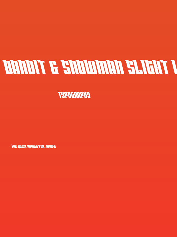 Bandit & Snowman Slight Left Poster