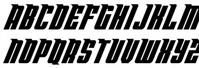 Bandit & Snowman Spaced Italic Fonte MAIÚSCULAS