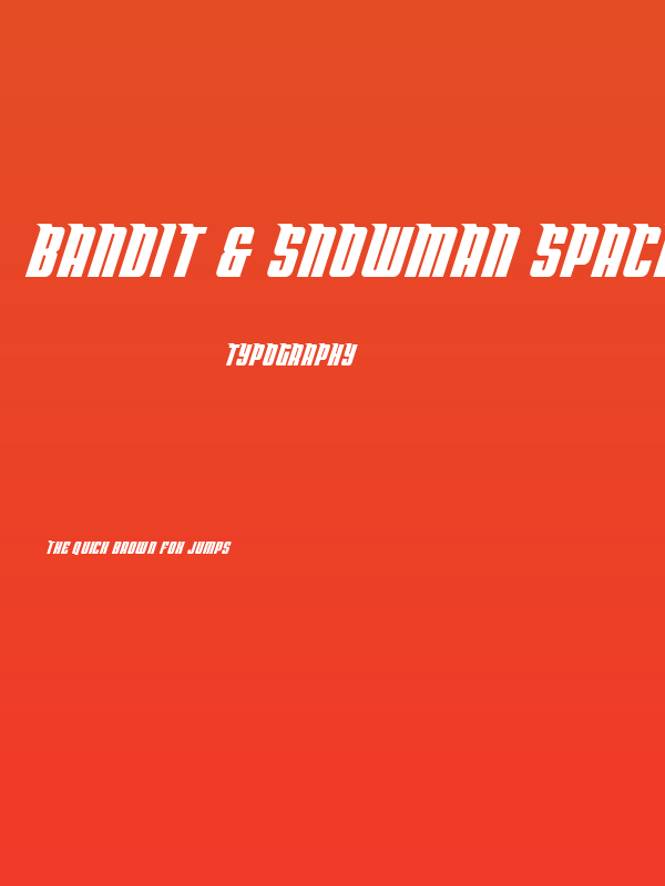 Bandit & Snowman Spaced SemiIt Poster