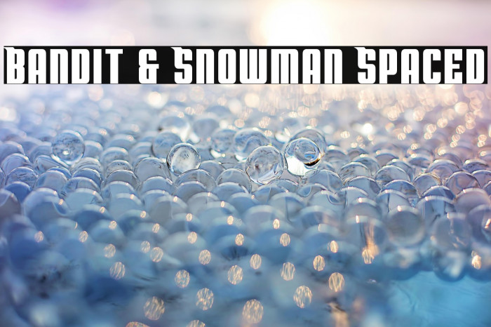 Bandit & Snowman Spaced Example 2