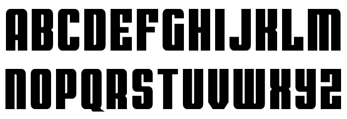Bandit & Snowman Spaced Font LOWERCASE