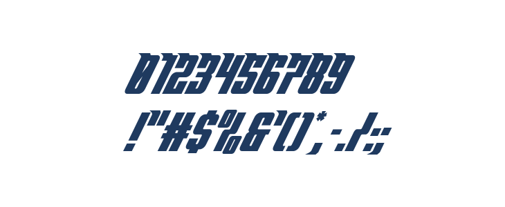 Bandit & Snowman Super Italic Other Characters